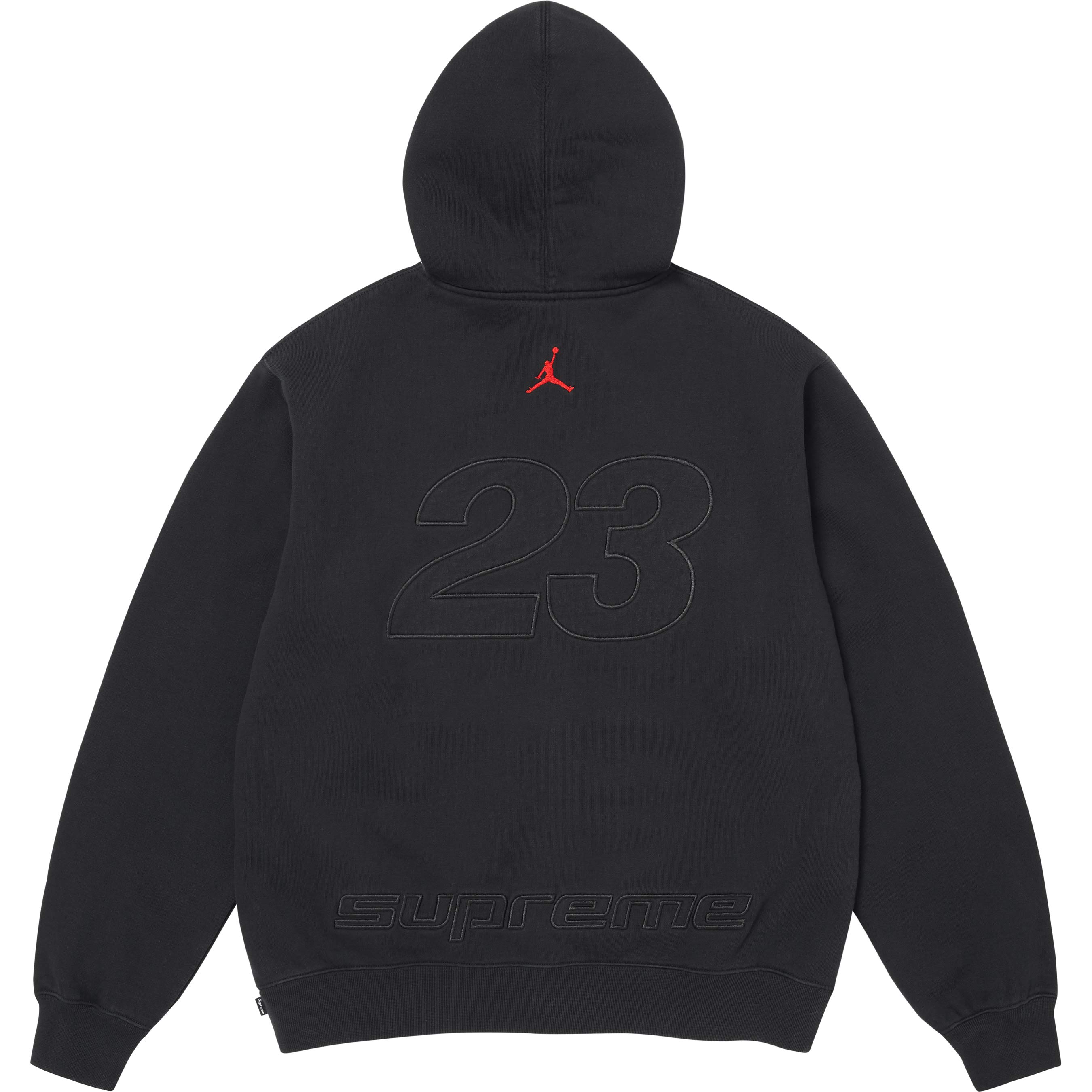 Supreme®/Jordan® Zip Up Hooded Sweatshirt view 9